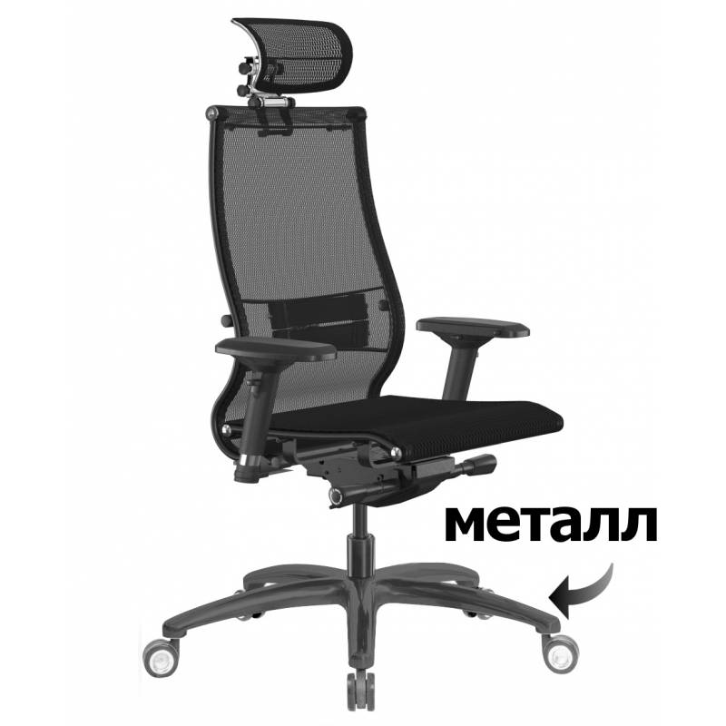 Кресло Samurai Black Edition New (алюминиевое пятилучие) главное фото