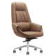Кресло HAWASAN (ХАВАСАН) PREMIUM EX-810, хромированная сталь, экокожа, коричневое, 533236 главное фото в маленьком размере