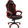 Игровое кресло Chairman game 28 Россия текстиль черно-красный